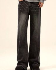 Men's Washed Bootcut Jeans | Zadinia