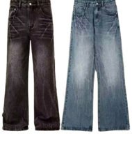 Men's Washed Bootcut Jeans | Zadinia